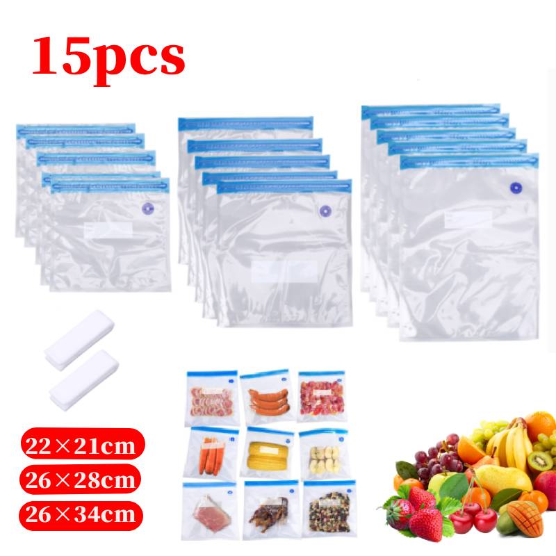 15 stuks vacuümsealzakken voor - Food Storage Food Safety recensie en prijs