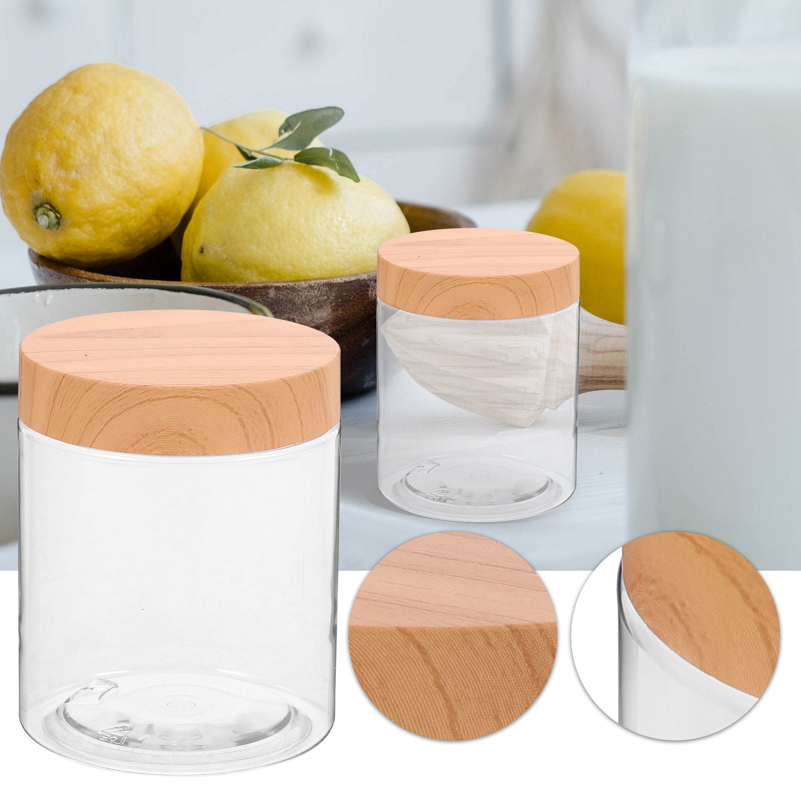6 stuks keukenopbergdozen, luc - Food Storage Jars Plastic recensie en prijs