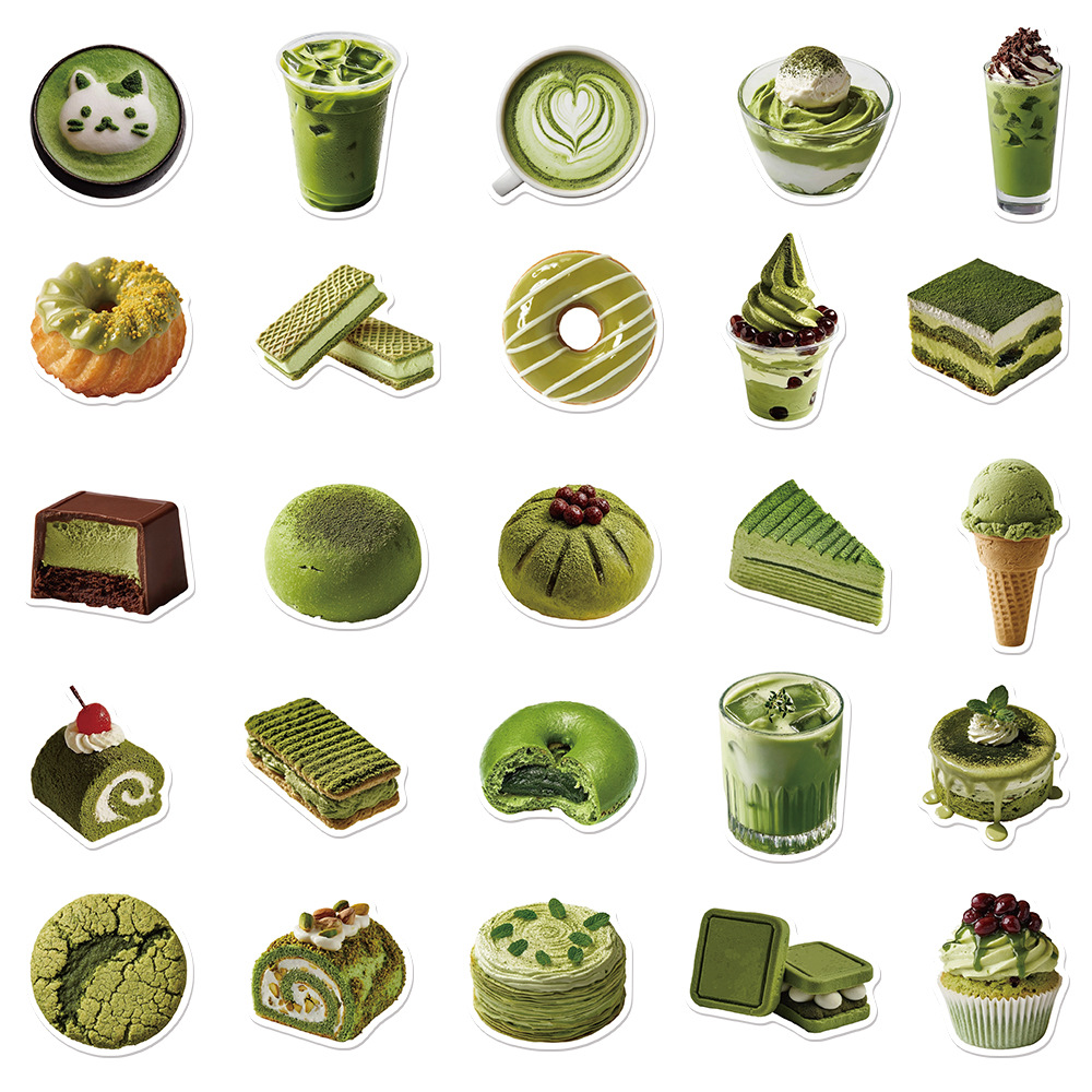 50 stuks cartoon matcha esthet - Food Storage Journal recensie en prijs
