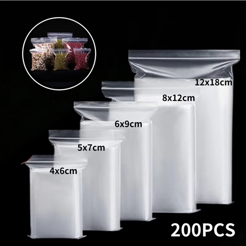 100 stuks transparante zipzakk - Food Storage Zip Lock Bags recensie en prijs