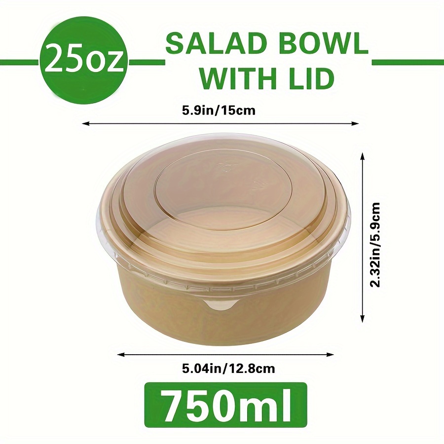 25Oz/750Ml 25/50 Pack Papieren - Food Storage Lunch Box recensie en prijs