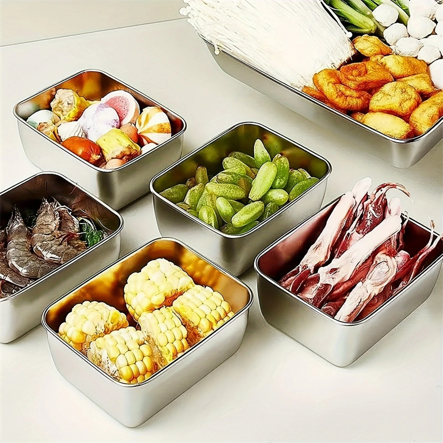 1/3/5 Stuks Rvs Voedsel Opberg - Food Storage Metal Box recensie en prijs