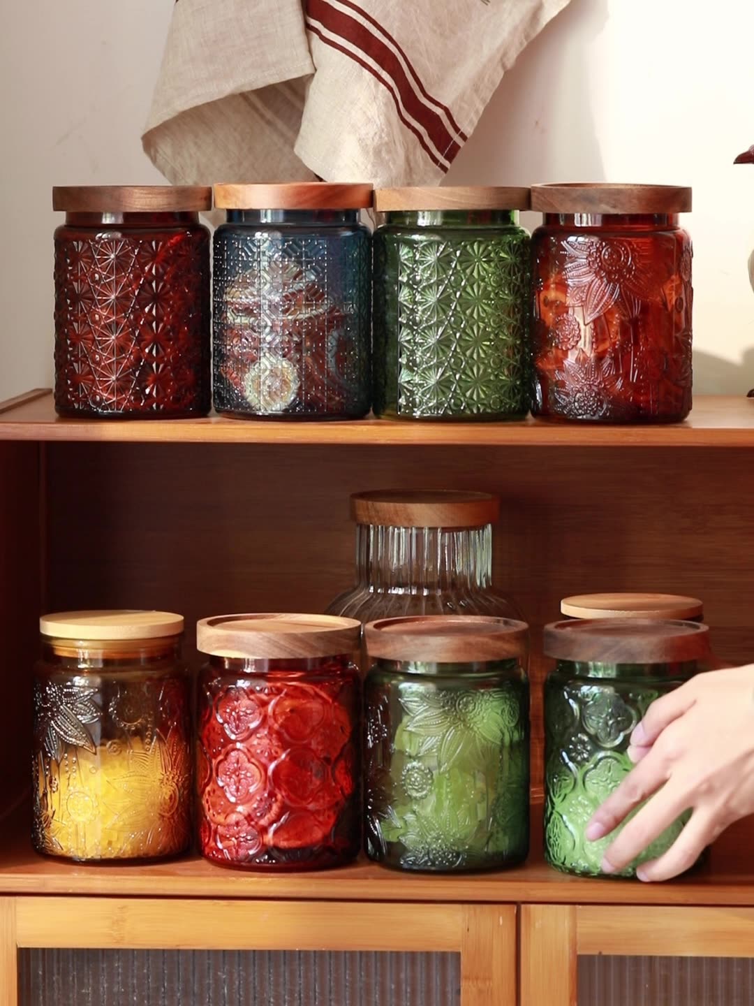 Vintage Glazen Keuken Opbergpo - Food Storage Containers Glass recensie en prijs