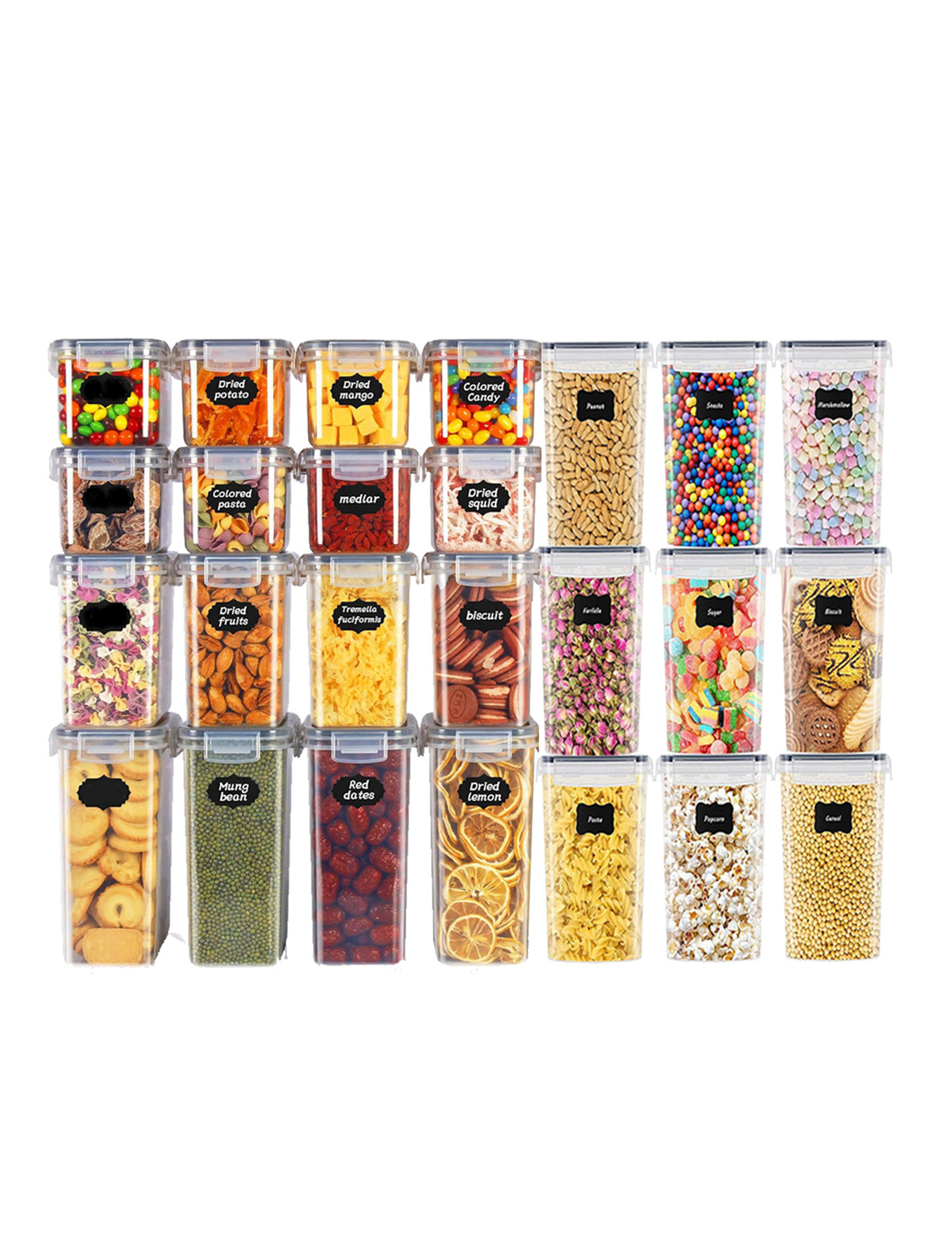 48 stuks, verzegelde voedselbe - Food Storage Equipment recensie en prijs